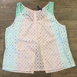 American Eagle eyelet top